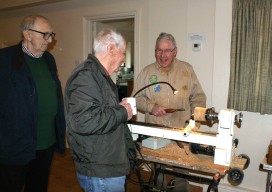 Nick and Howard <br>taking an interest